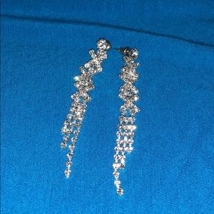 Rhinestone earrings